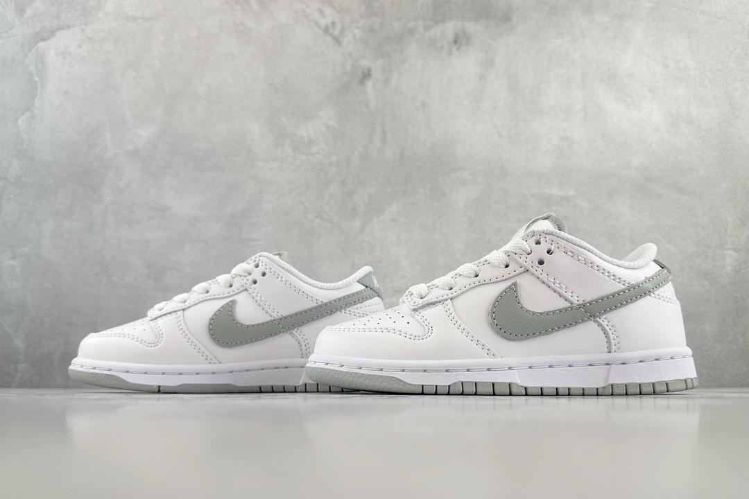 180 大厂出品 中童 Nike Dunk Low "white Pure Platinum" PS白 DH9756-102