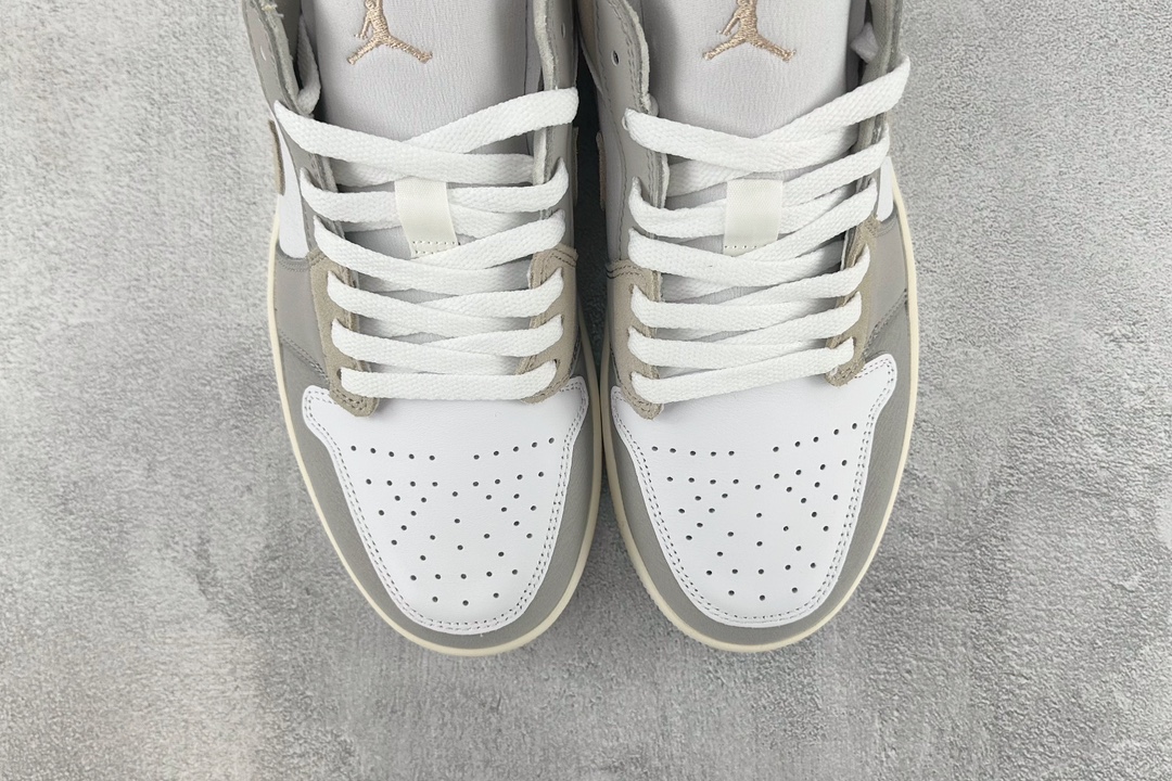 200 外贸批次 Jordan Air Jordan 1 Low SE Craft "Tech Grey"解构白灰 FN1635-002