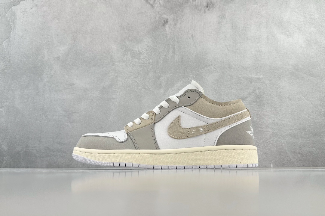 200 外贸批次 Jordan Air Jordan 1 Low SE Craft “Tech Grey”解构白灰 FN1635-002