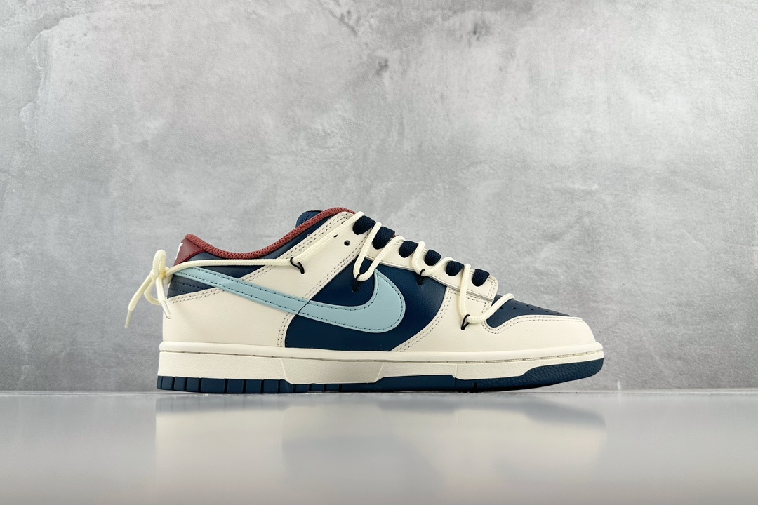 260 纯原【定制球鞋】Nike Dunk Low 蒸汽木偶 蓝色多瑙河 米蓝色 DD1503-602