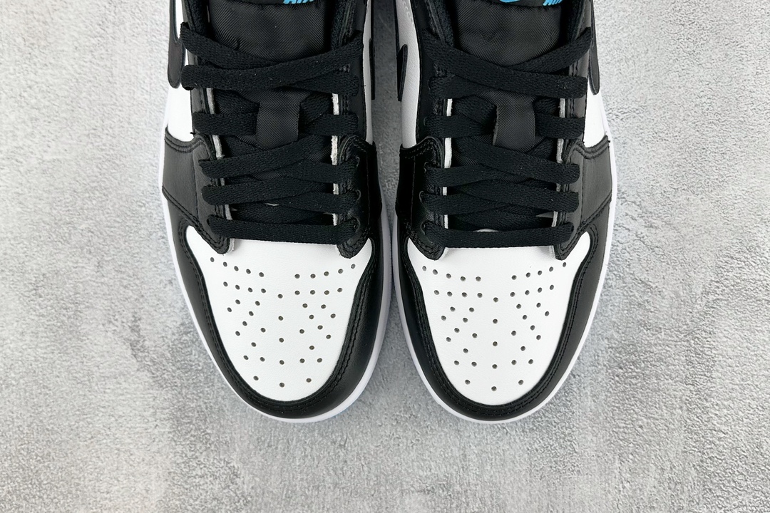 300 巅峰品质 Jordan Air Jordan 1 og "black blue toe黑白蓝 CZ0775-104