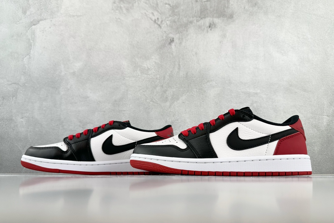 300 巅峰品质 Jordan Air Jordan 1 Low OG "Black Toe" 黑白 CZ0790-106