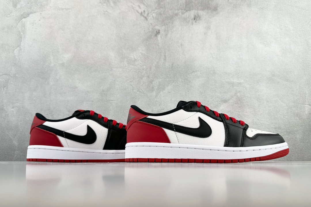 300 巅峰品质 Jordan Air Jordan 1 Low OG "Black Toe" 黑白 CZ0790-106