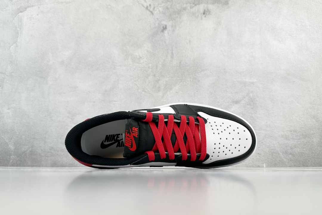 300 巅峰品质 Jordan Air Jordan 1 Low OG "Black Toe" 黑白 CZ0790-106