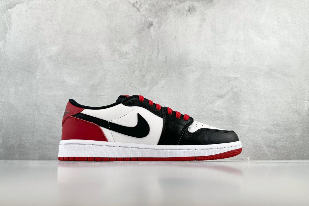 300 巅峰品质 Jordan Air Jordan 1 Low OG "Black Toe" 黑白 CZ0790-106