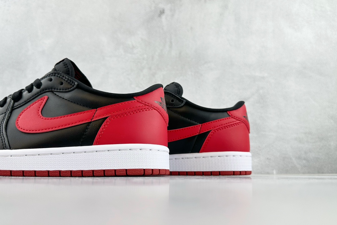 300 巅峰品质 Jordan Air Jordan 1 Retro Low OG Bred GS 黑红 709999-001