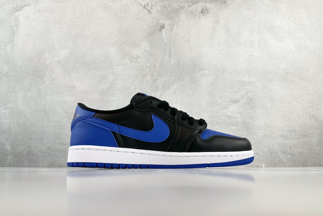 300 巅峰品质 Jordan Air Jordan 1 Retro Low Roval Blue GS 黑蓝 709999-004