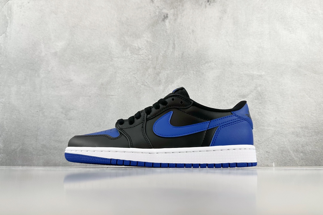 300 巅峰品质 Jordan Air Jordan 1 Retro Low Roval Blue GS 黑蓝 709999-004