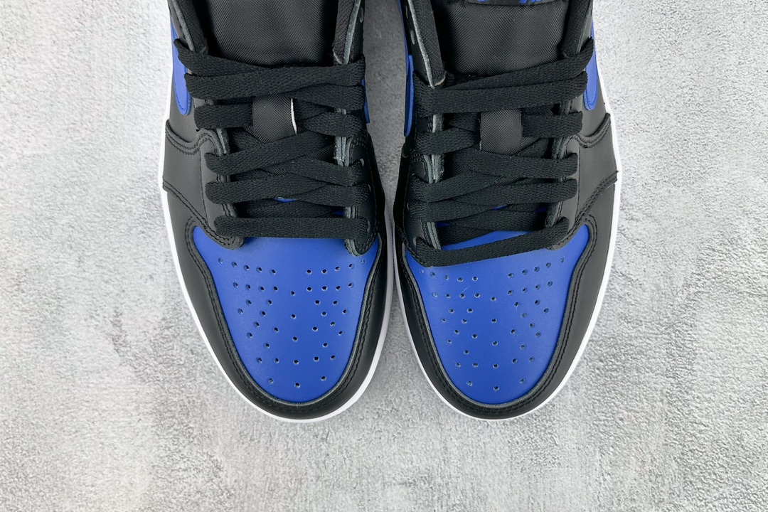 300 巅峰品质 Jordan Air Jordan 1 Retro Low Roval Blue GS 黑蓝 709999-004