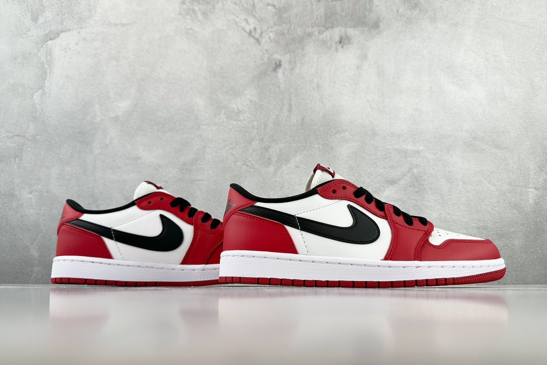 300 巅峰品质 Air Jorden Retro 1 low OG (GS) Chicago 芝加哥 白红 709999-600