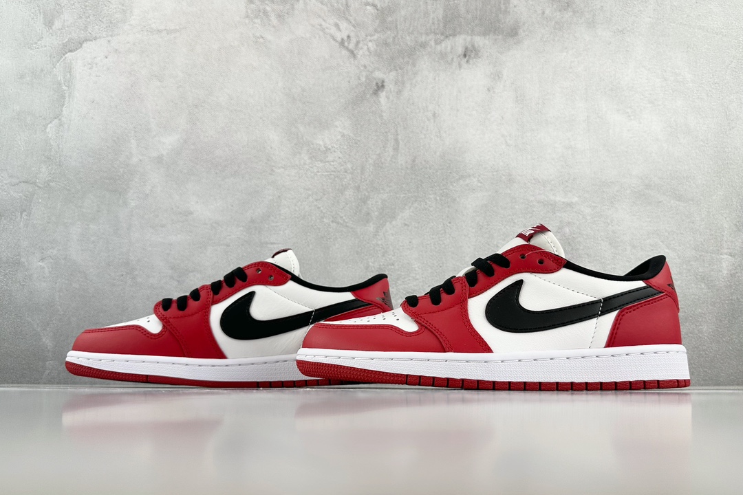 300 巅峰品质 Air Jorden Retro 1 low OG (GS) Chicago 芝加哥 白红 709999-600