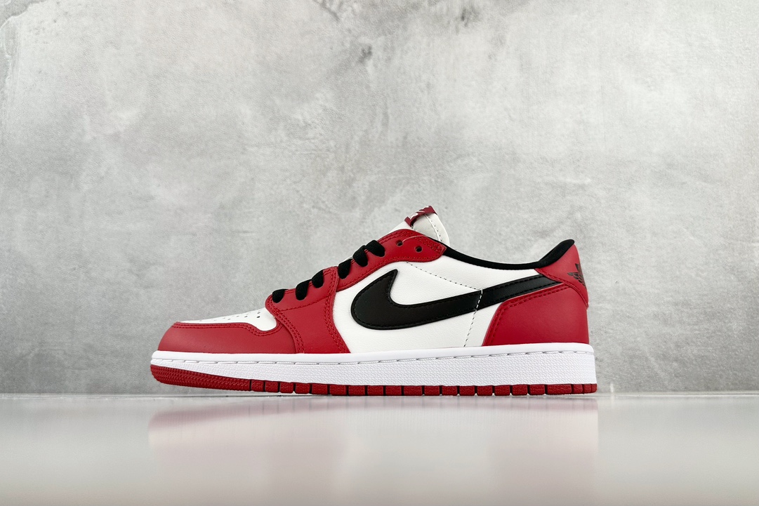 300 巅峰品质 Air Jorden Retro 1 low OG (GS) Chicago 芝加哥 白红 709999-600