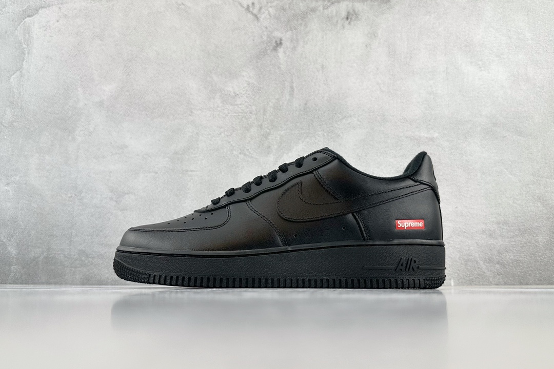 200 全新外贸批次 Supreme x Nike Air Force 1 Low box logo 黑色 CU9225-001