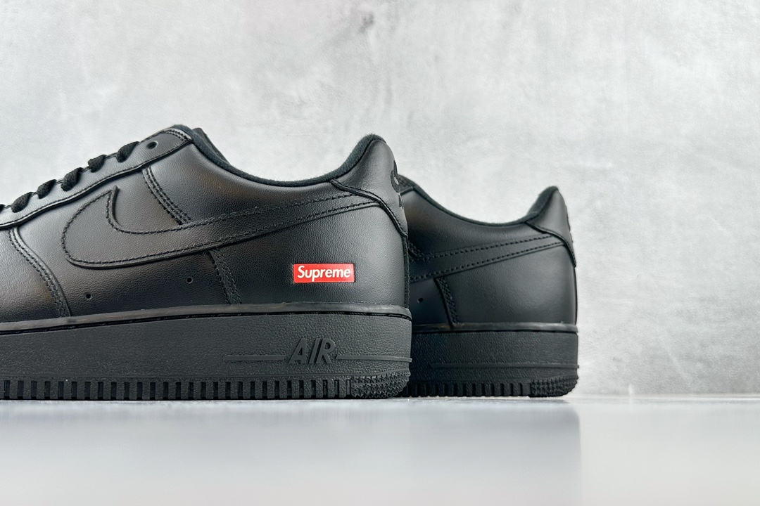 200 全新外贸批次 Supreme x Nike Air Force 1 Low box logo 黑色 CU9225-001