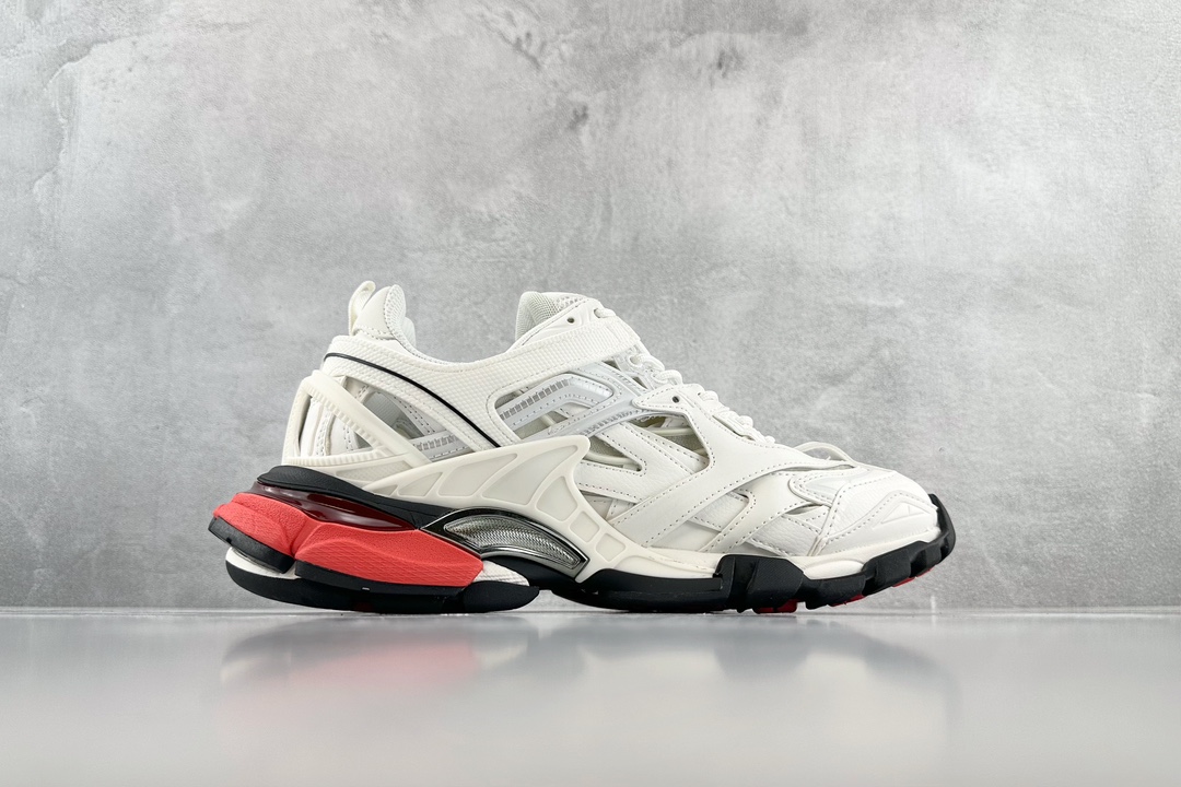 VG 520 Balenciaga 巴黎世家 Track.2 老爹鞋 白红 568614 W2GN3 9610