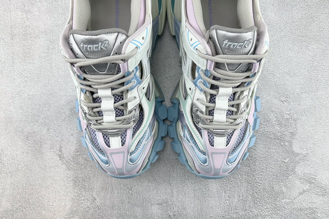 VG 520 Balenciaga巴黎世家 Track 2.0 Pastel 复古拼接 白蓝粉 568615W2GN39045