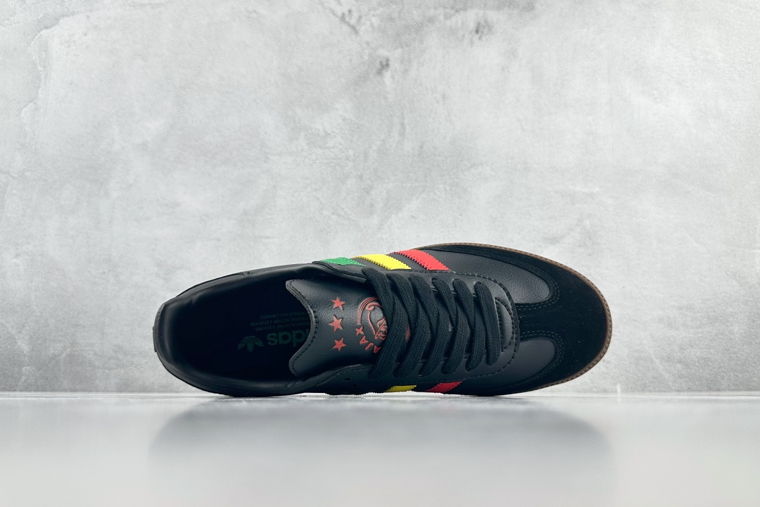 Ajax x adidas originals Samba OG ”Three LittleBirds” joint black, yellow and red GX2913