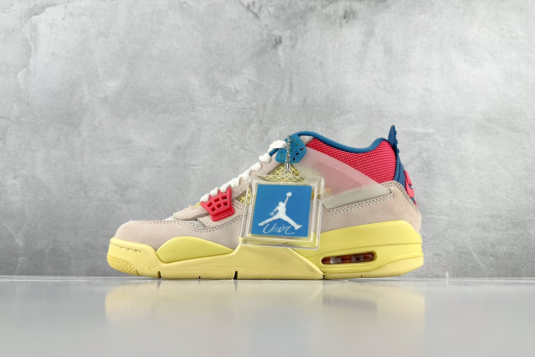 Union LA x Air Jordan 4 ”guava ice” 粉红蓝 DC9533-800