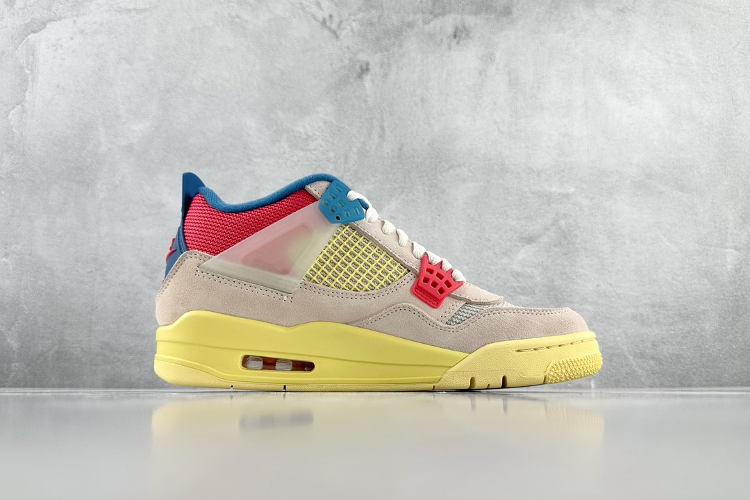 Union LA x Air Jordan 4 ”guava ice” 粉红蓝 DC9533-800