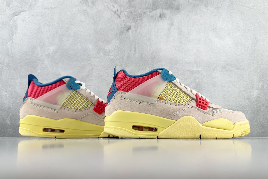 Union LA x Air Jordan 4 ”guava ice” 粉红蓝 DC9533-800