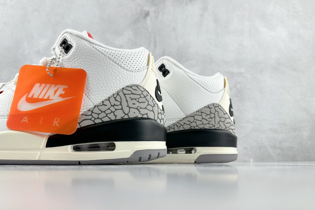 300 Jordan Air Jordan 3 Retro "white Cement Reimagined" 白水泥 GS 白灰色 DN3707-100