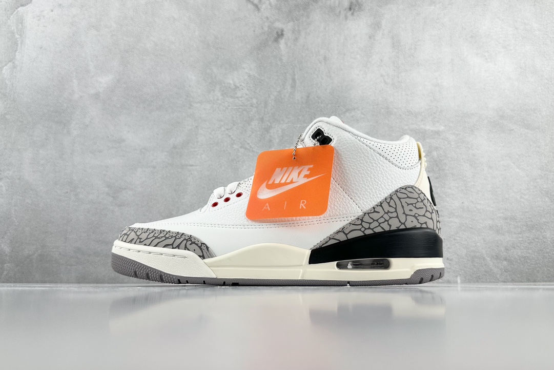 300 Jordan Air Jordan 3 Retro “white Cement Reimagined” 白水泥 GS 白灰色 DN3707-100