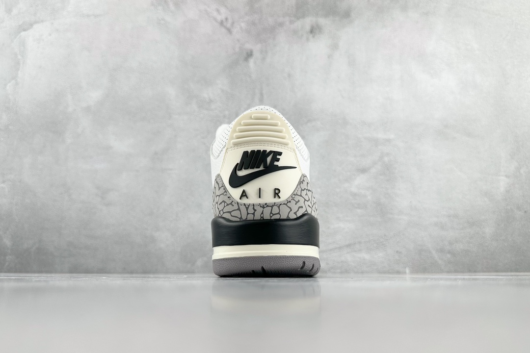 300 Jordan Air Jordan 3 Retro "white Cement Reimagined" 白水泥 GS 白灰色 DN3707-100