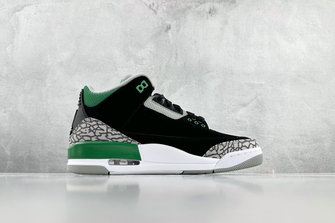 300 Air Jordan 3 Retro “pine green”黑绿 CT8532-030