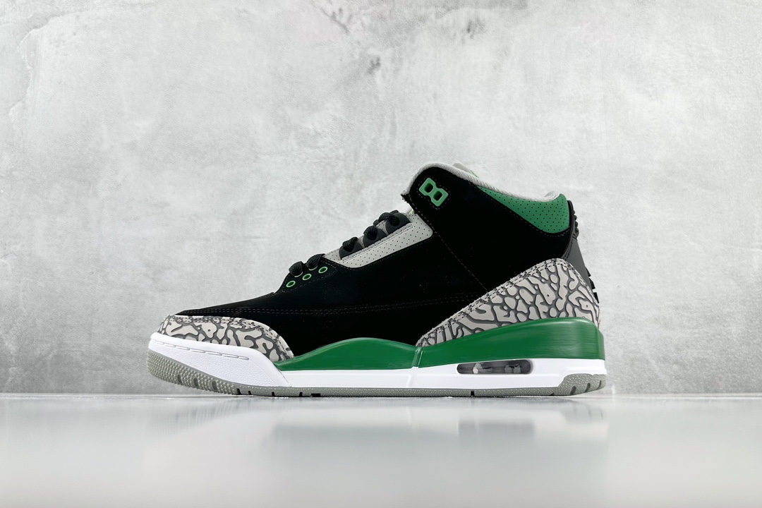 300 Air Jordan 3 Retro “pine green”黑绿 CT8532-030