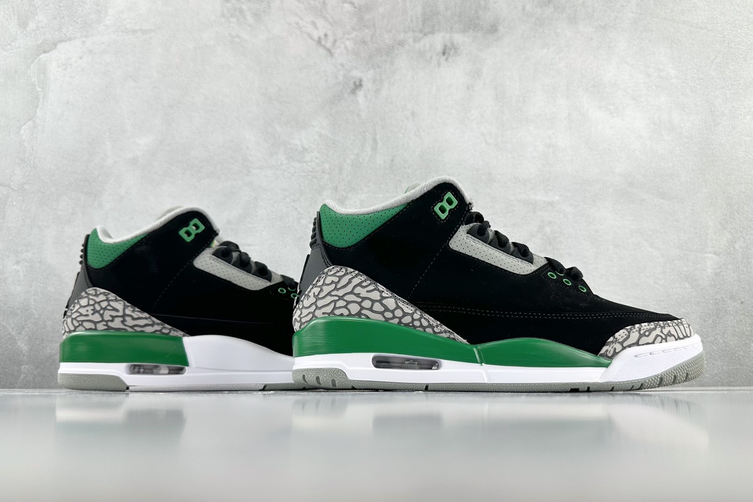 300 Air Jordan 3 Retro “pine green”黑绿 CT8532-030