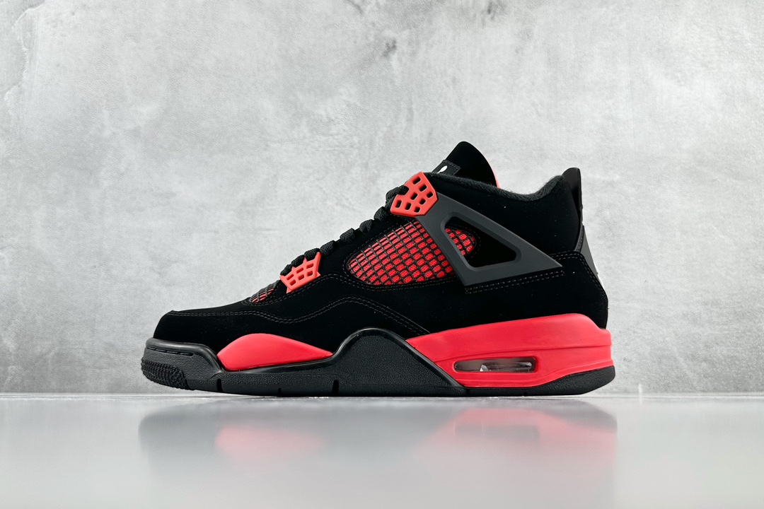 300 Jordan Air Jordan 4 retro “‘red thunder”‘ 红雷电 黑红 CT8527-016