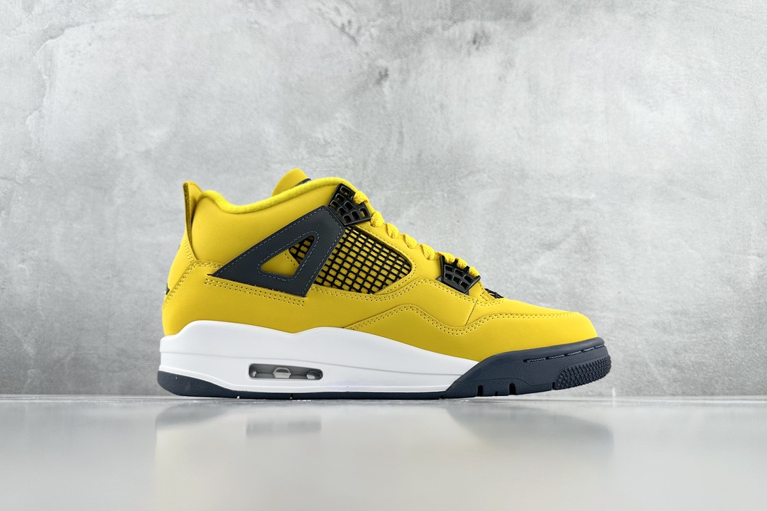 300 Jordan Air Jordan 4 retro "tour vellow'" 电母黑黄 CT852-700