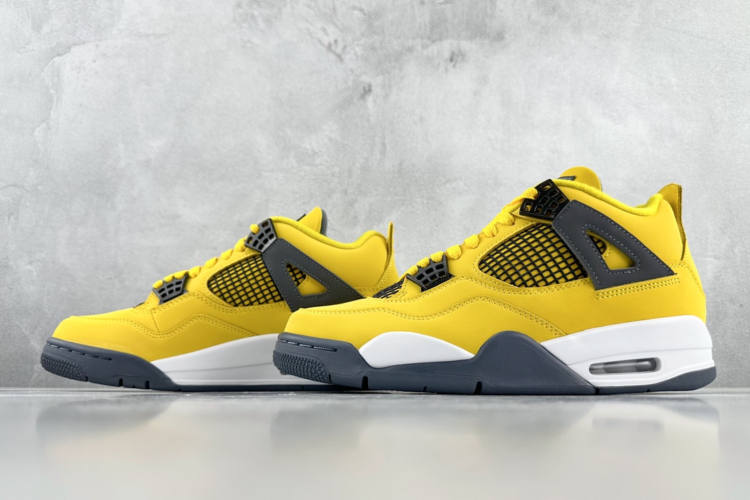 300 Jordan Air Jordan 4 retro "tour vellow'" 电母黑黄 CT852-700