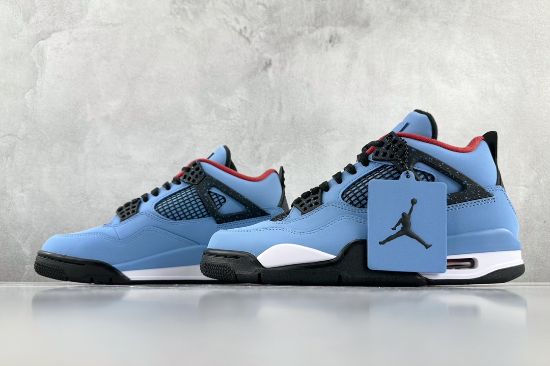 300 Travis Scott Cactus Jack x Jordan Air Jordan 4冰蓝 308497-406