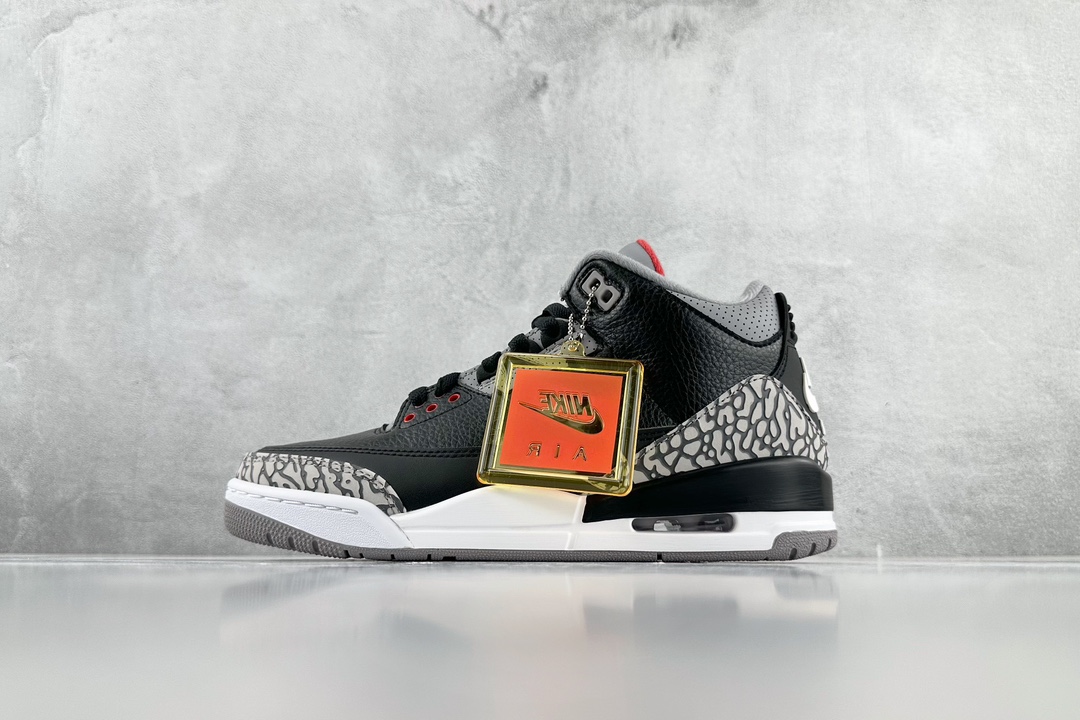 300 Air Jordan 3 Retro “Black Cement” 黑水泥 854262-001