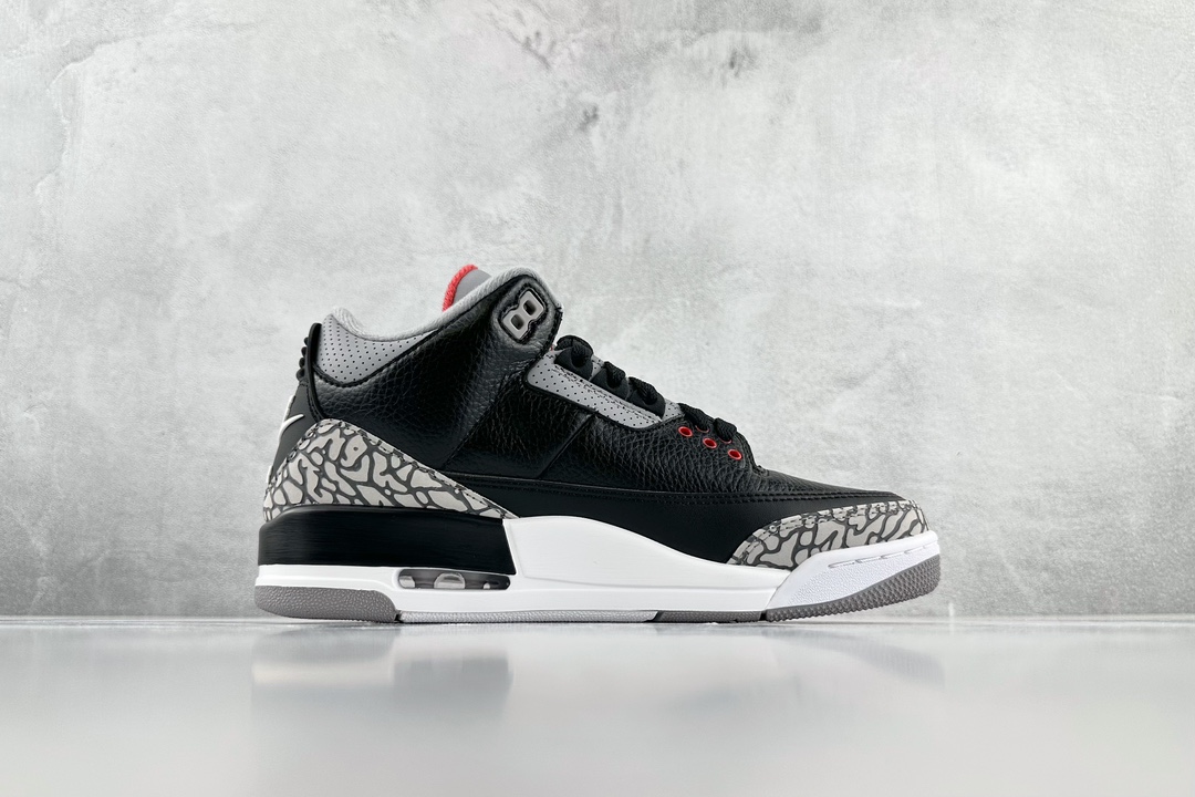 300 Air Jordan 3 Retro "Black Cement" 黑水泥 854262-001