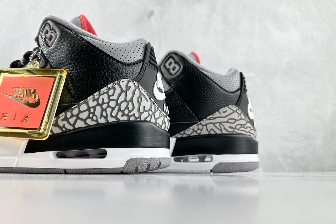 300 Air Jordan 3 Retro "Black Cement" 黑水泥 854262-001