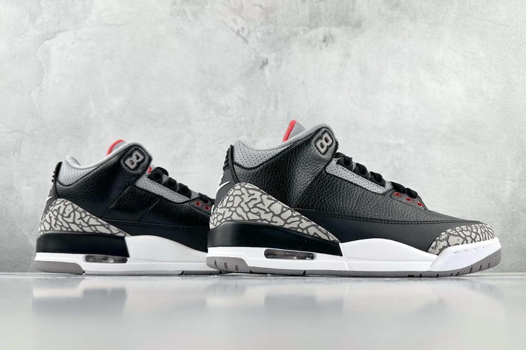 300 Air Jordan 3 Retro "Black Cement" 黑水泥 854262-001