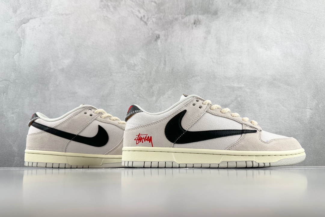 280 Stussy x Nike  SB Dunk Low 斯图西联名 米白 DD9776-068