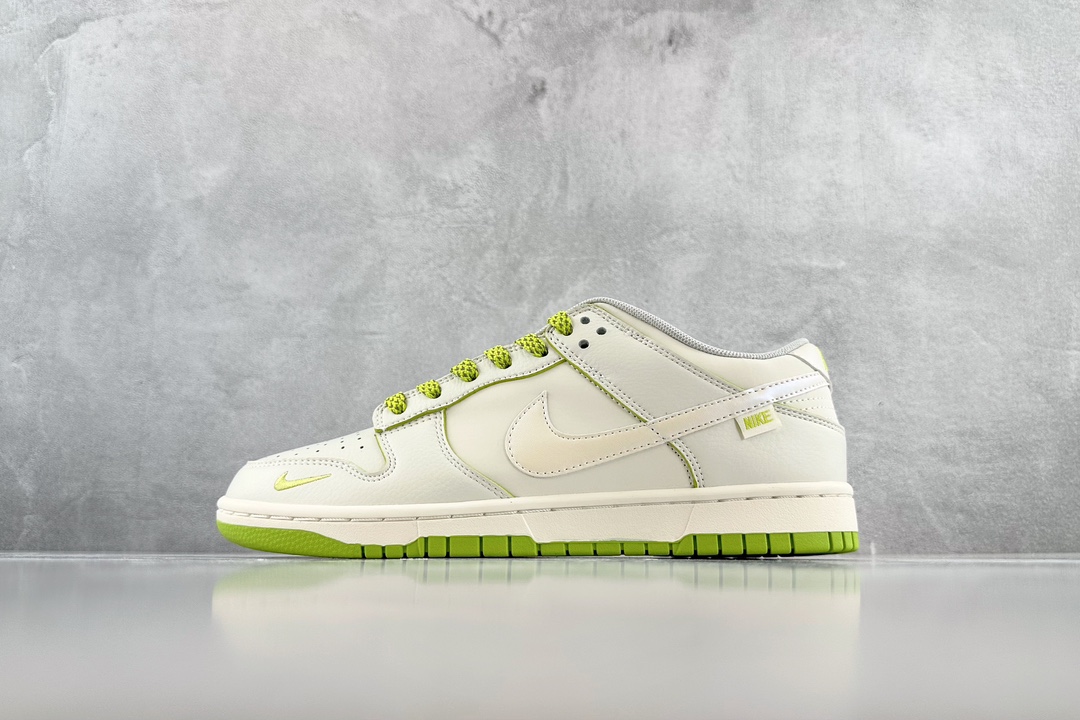 280 定制 Nike Dunk Low 珠光 白绿 KK0517-008