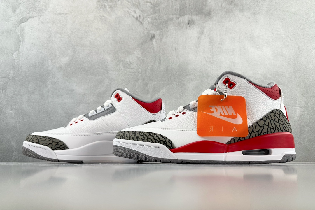 300 Jordan Air Jordan 3 retro "fre red"火焰红白 DN3707-160