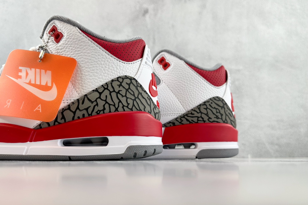 300 Jordan Air Jordan 3 retro "fre red"火焰红白 DN3707-160