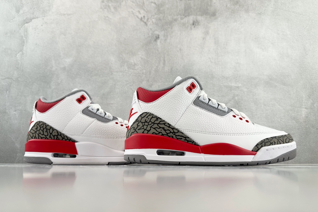 300 Jordan Air Jordan 3 retro "fre red"火焰红白 DN3707-160