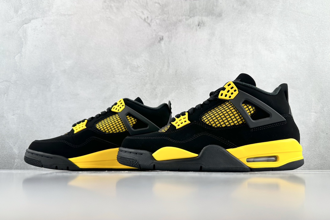 300 Air Jordan 4 "Thunder" AJ4 乔4雷公 复刻篮球鞋 DH6927-017