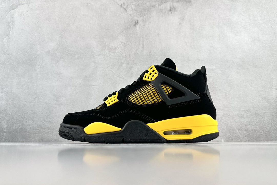 300 Air Jordan 4 “Thunder” AJ4 乔4雷公 复刻篮球鞋 DH6927-017