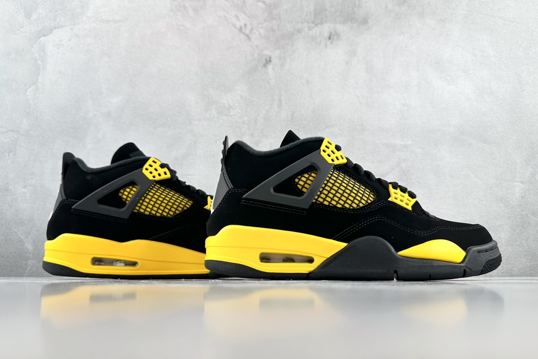 300 Air Jordan 4 "Thunder" AJ4 乔4雷公 复刻篮球鞋 DH6927-017