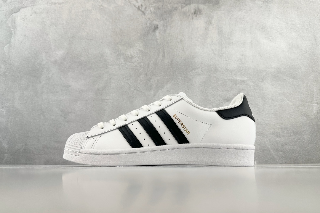 200 最新adidas originals Superstar 贝壳头 白黑 EG4958