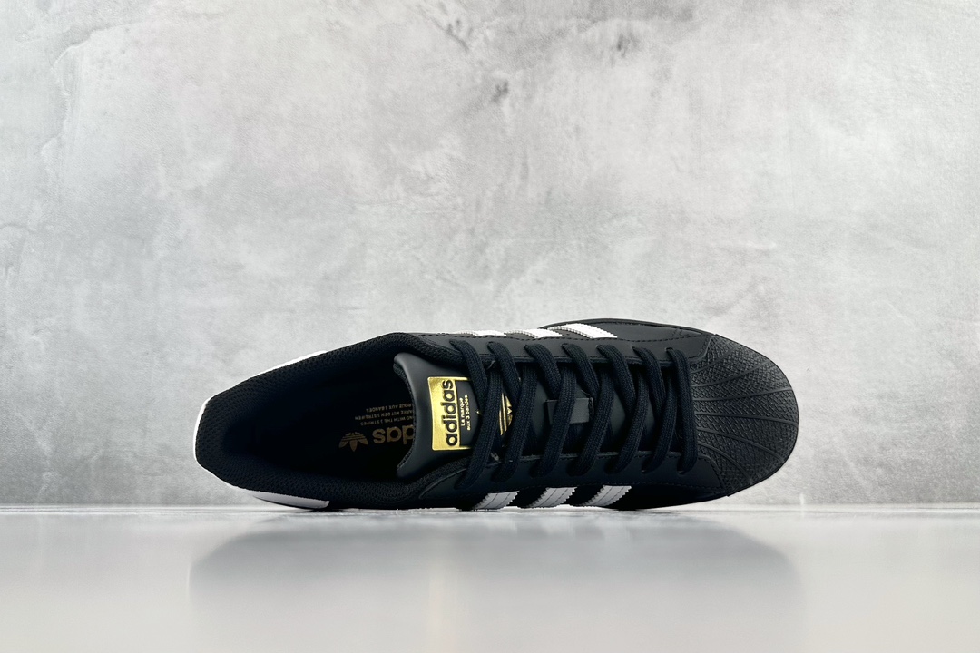 200 最新adidas originals Superstar 贝壳头 黑白 EG4959