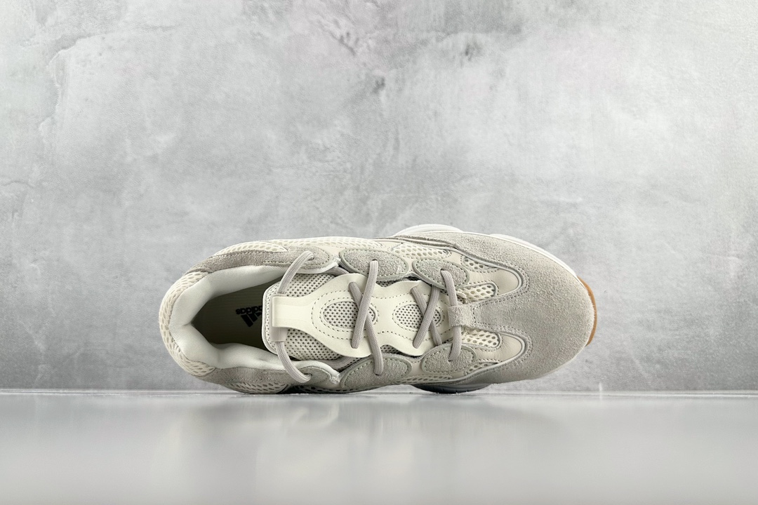 Pure adidas originals Yeezy 500 gray and white ID1600