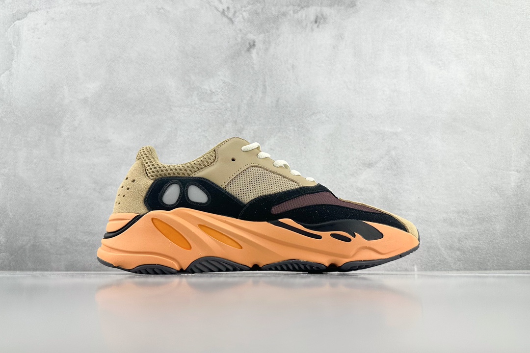 adidas originals Yeezy boost 700 ”Enflame Amber” brown, yellow and black GW0297